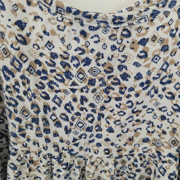 Final Touch Sz M Floral Babydoll Tiered Dress Sundress Boho Cottagecore USA - Picture 6 of 6